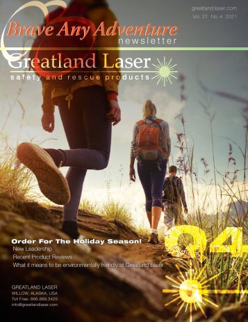 Greatland Laser's Q4 "Brave any adventure" Newsletter