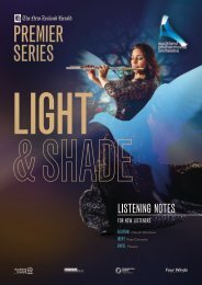 APO Encore Livestream - The New Zealand Herald Premier Series: Light & Shade - Listening Notes - New Listener