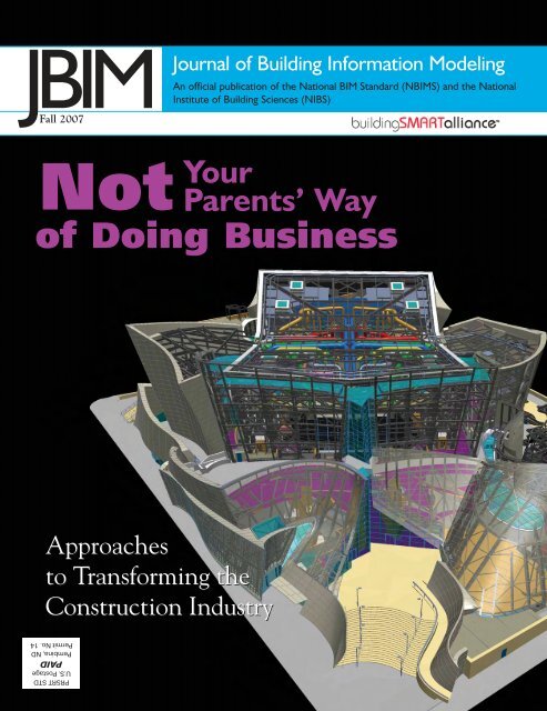 Journal of Building Information Modeling (JBIM) - Fall 2007