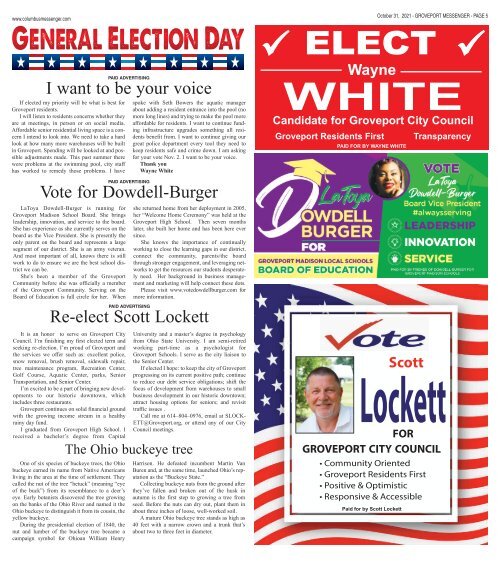 Groveport Messenger - October 31st, 2021