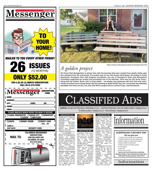 Groveport Messenger - October 31st, 2021