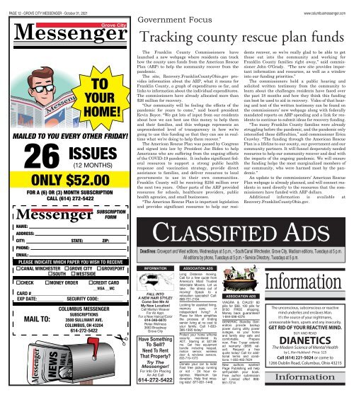 Grove City Messenger - October 31st, 2021