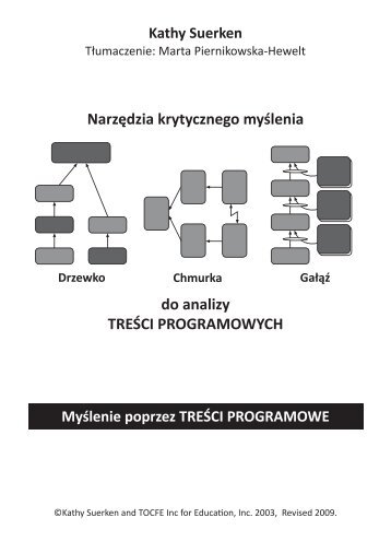 Narzędzia krytycznego myślenia do analizy TREŚCI ...