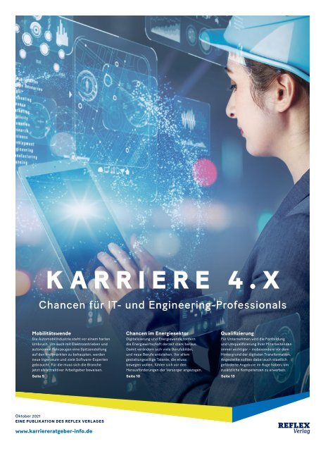 Karriere 4.X – Chancen für IT- und Engineering-Professionals