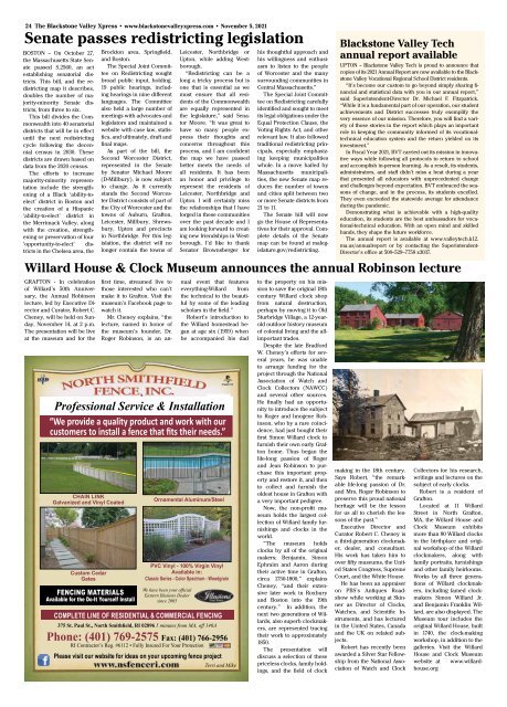 Blackstone Valley Xpress November 11, 2021