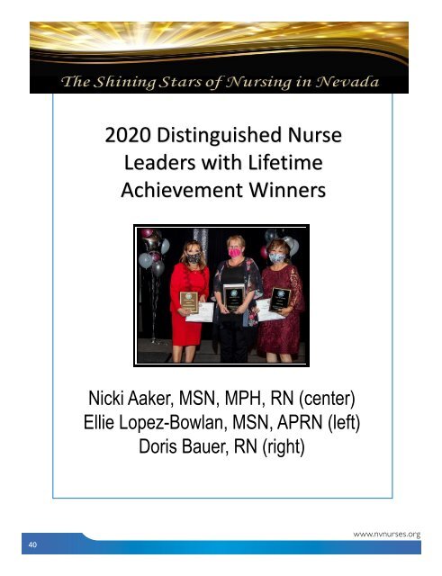 2021 Nevada Nurses Association Yearbook