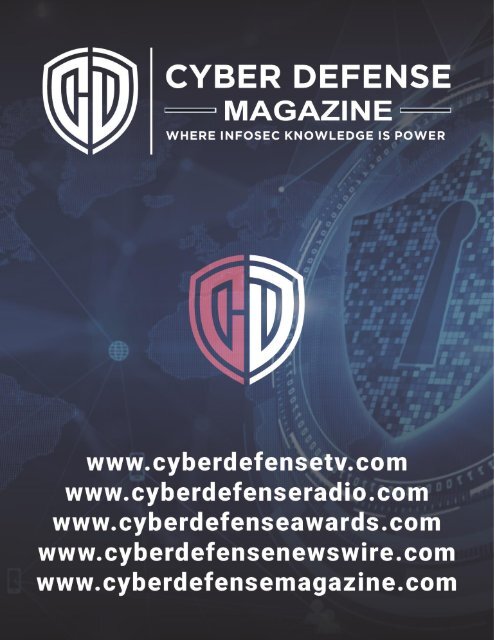  Cyber Defense eMagazine November Edition for 2021