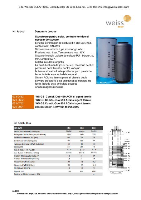 WS - GS SunTherm - Bioconstructii