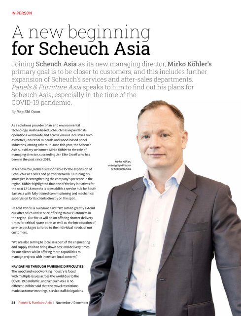 Panels & Furniture Asia November/December 2021