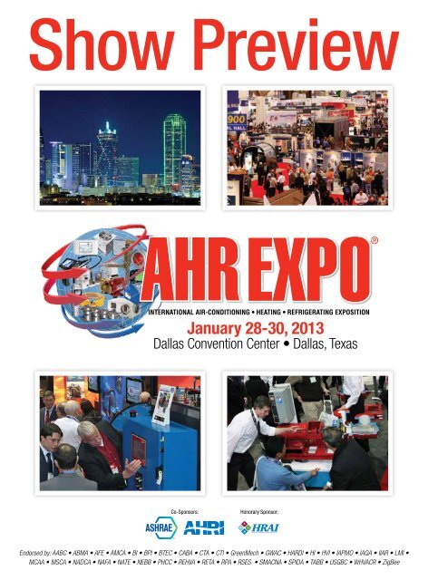 January 28-30, 2013 - AHR Expo