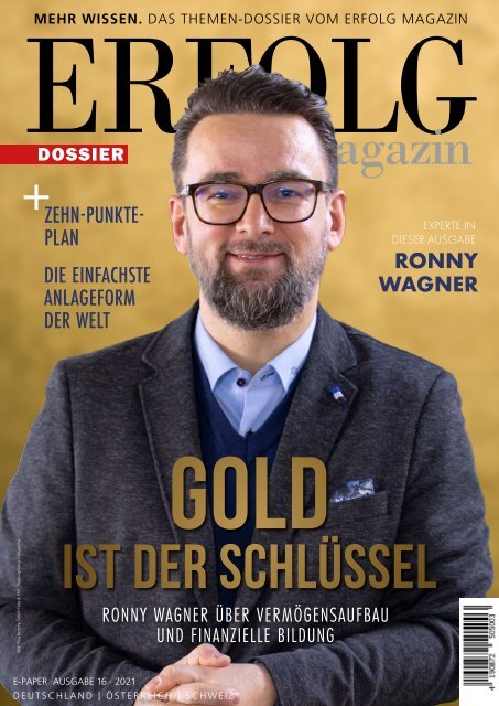 ERFOLG Magazin Dossier 16: Ronny Wagner