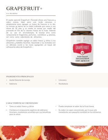 Aceite Esencial de Toronja + PIP