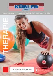 Kübler Sport Katalog Therapie und Fitness