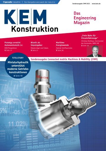 KEM Konstruktion Connected mobile Machines & Mobility (CMM) 2021