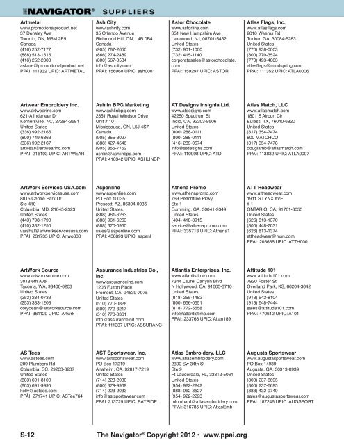 Suppliers Section 3.indd - PPAI