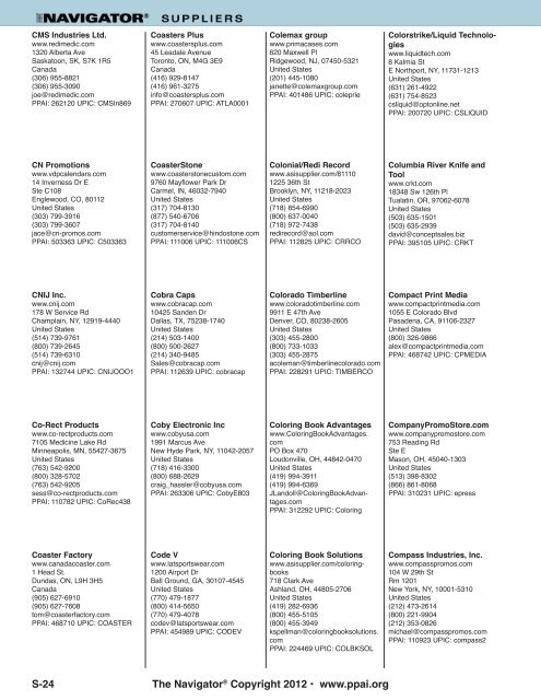 Suppliers Section 3.indd - PPAI