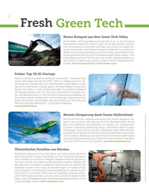 Green Tech Magazine | November 2021 | Klimaneutrales Unternehmen