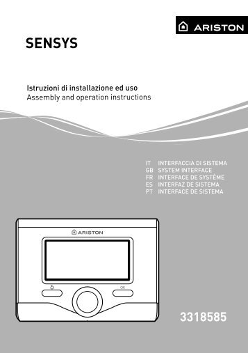 Sensys Manual - Ariston