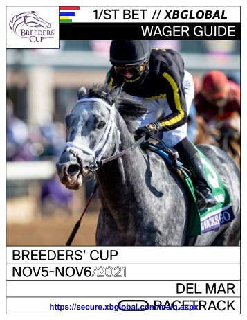 Breeders Cup 2021 - Wagering Guide - XBGlobal