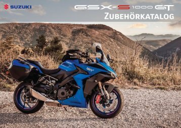  Suzuki GSX-S1000 GT Zubehörprospekt 2022 inkl. Preise ab Februar 2024