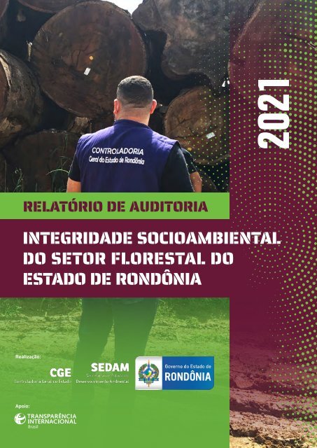 Relatório de auditoria do setor florestal do estado de Rondônia - 2021
