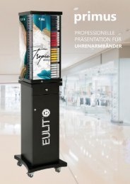 PRIMUS-Verkaufsdisplay für Uhrenarmbänder von EULIT