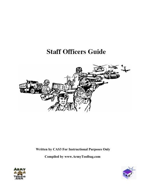 CAS3 Staff Officer Guide - U.S. Army