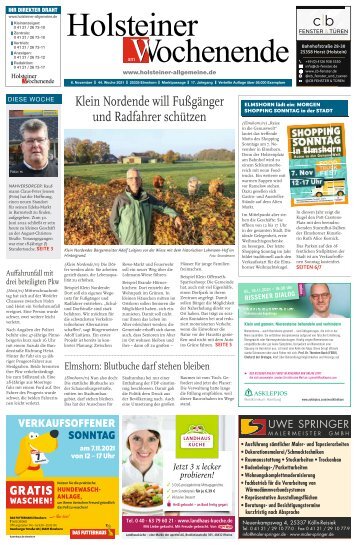 Holsteiner am Wochenende 44 2021
