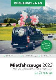 Mietfahrzeuge 2022 | BUSHANDEL.ch AG