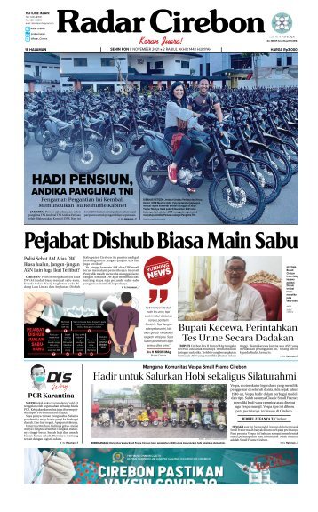 e-Paper Koran Radar Cirebon Edisi 8 November 2021