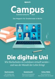 Campus – Das Magazin für Studierende vom tipBerlin