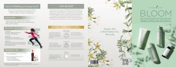 BLOOM Skincare Brochure