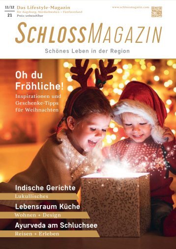 SchlossMagazin Augsburg Nordschwaben + Fünfseenland  November + Dezember 2021
