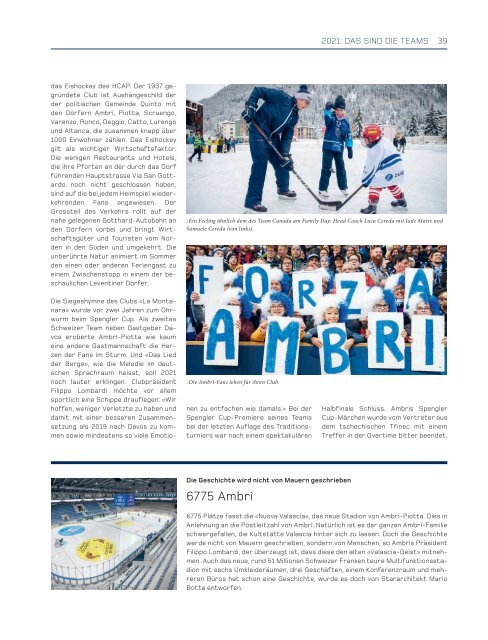 Spengler Cup Davos - Jahrbuch 2021 (60-er Jahre)