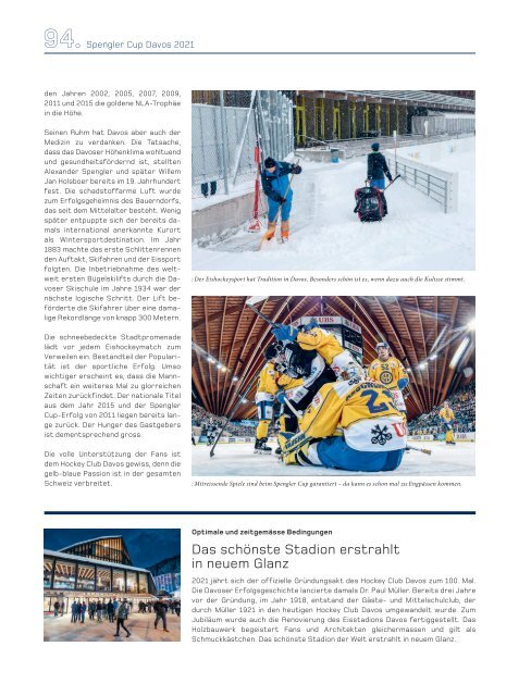Spengler Cup Davos - Jahrbuch 2021 (60-er Jahre)