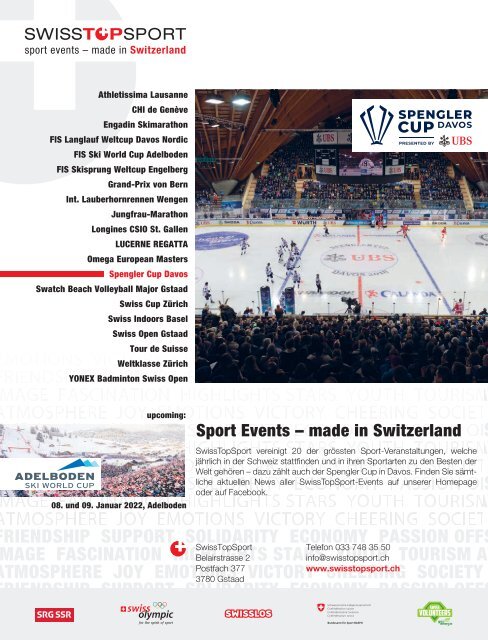 Spengler Cup Davos - Jahrbuch 2021 (60-er Jahre)