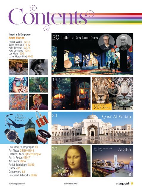 Magzoid Magazine - Luxury Magazine in the Creative Space | November 2021