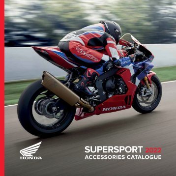 Honda 22YM Supersport Accessories Brochure