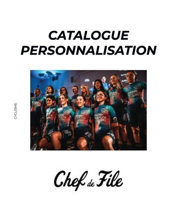 CATALOGUE CHEF DE FILE CUSTOM - CYCLISME