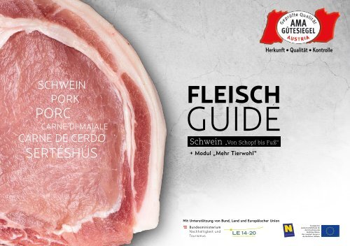 Fleischguide Schwein + Mehr Tierwohl