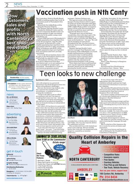 North Canterbury News: November 11, 2021