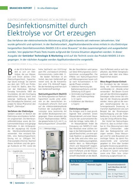 Getränke! Technologie & Marketing 2/2021