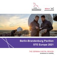 Berlin Brandenburg at Space Tech Expo 2021