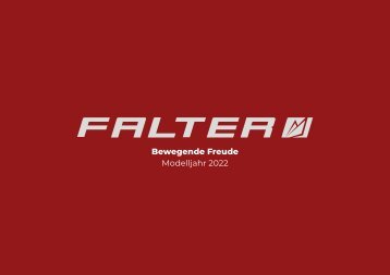 FALTER Bikes - Bewegende Freude | Modelljahr 2022