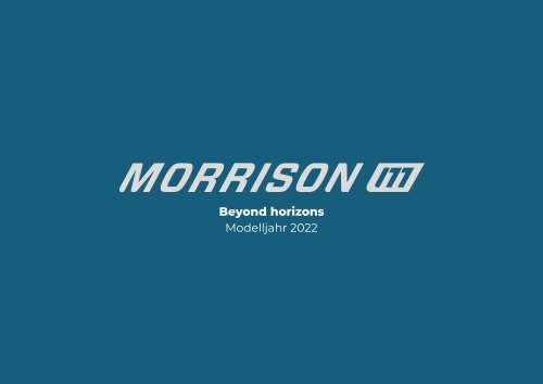 MORRISON Bikes - Beyond Horizons | Modelljahr 2022