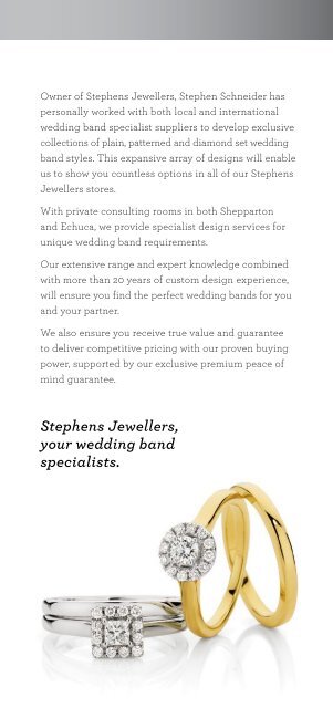 Stephen's Jewellers- Wedding Ring Guide