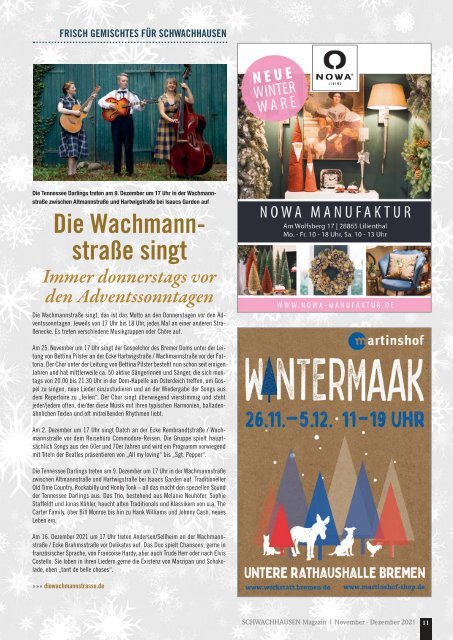 SCHWACHHAUSEN Magazin | November - Dezember 2021