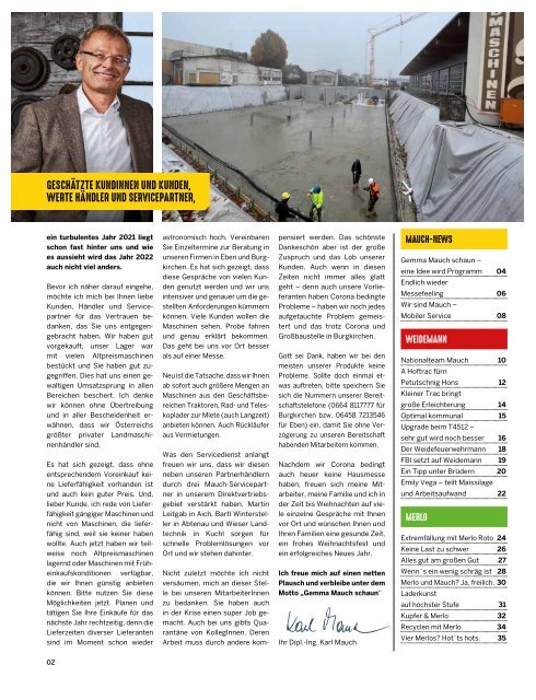 Mauch Aktuell Burgkirchen | Ausgabe Nr. 90| November 2021