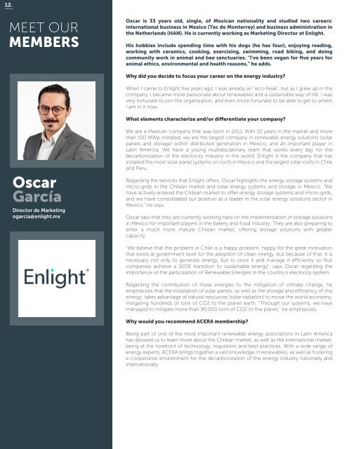 Newsletter ACERA - Octubre 2021