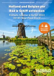 Holland und Belgien per Rad und Schiff entdecken